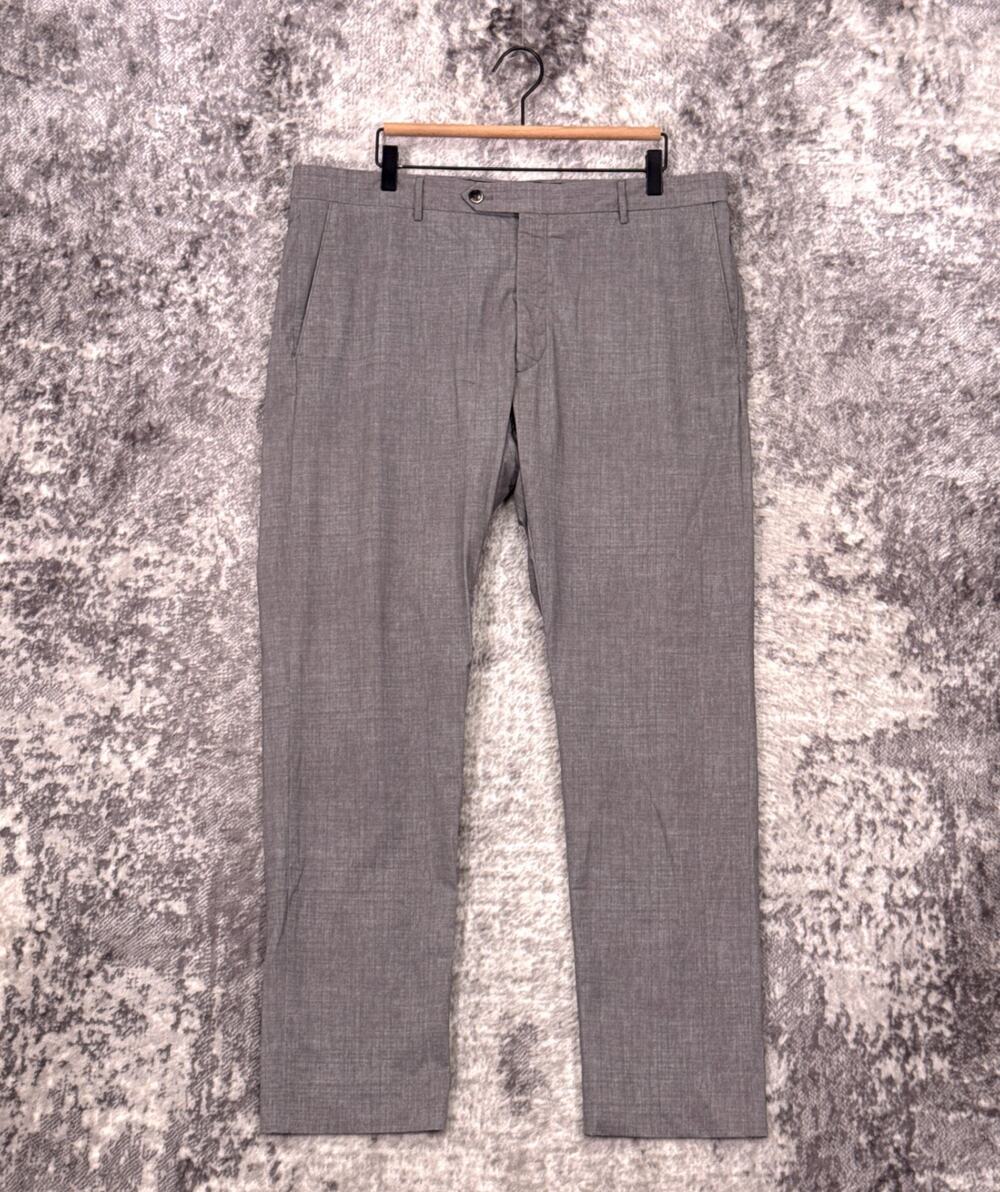 Zanella Noah Trouser Pants 38 x 31 Mens Gray Performance Stretch